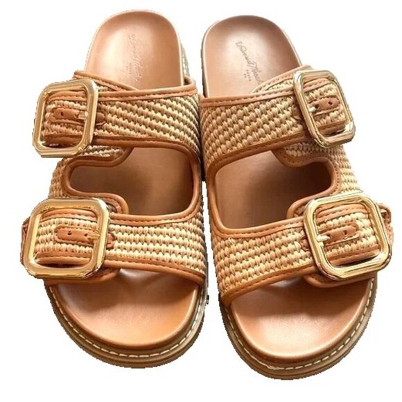 New Women’s Universal Thread Collin Double Buckle Sandal Size 8 - Picture 1 of 6